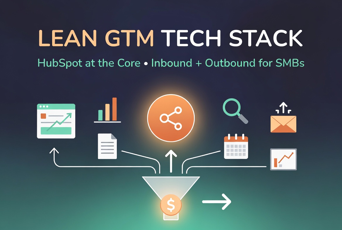 How to Set Up Your Lean GTM Tech Stack for SMBs: HubSpot-Centered Guide for Inbound + Outbound Growth (2026 Edition)